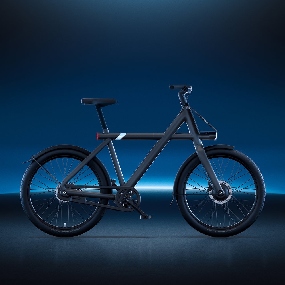 Vanmoof x3 dark with charger and lock