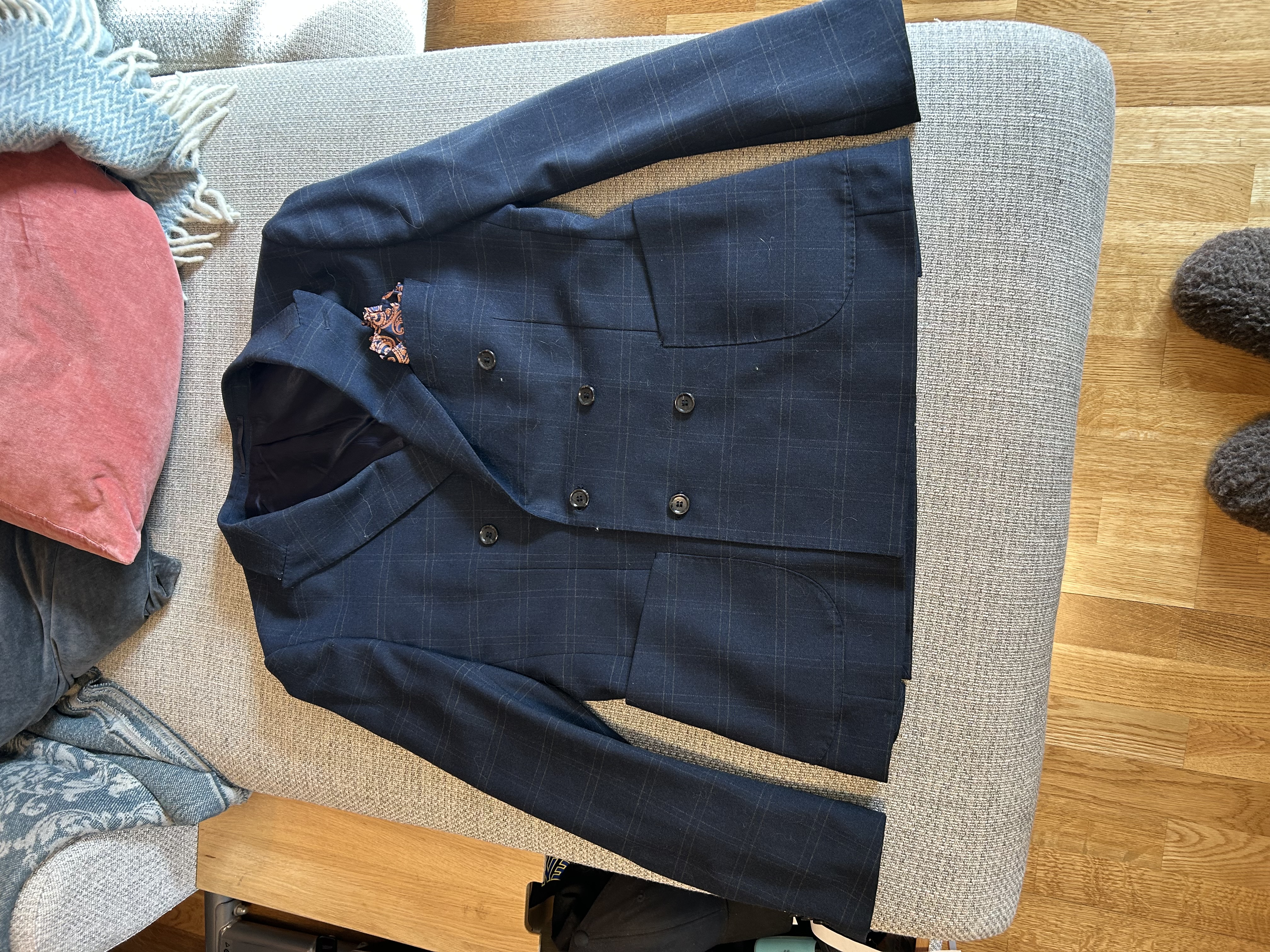 Fin dobbelt kneppet dress 