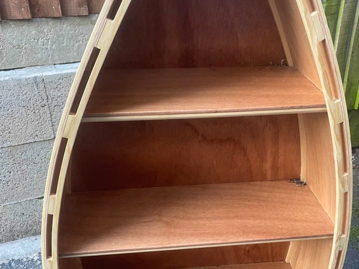 Prop - small rowing boat (bookcase)