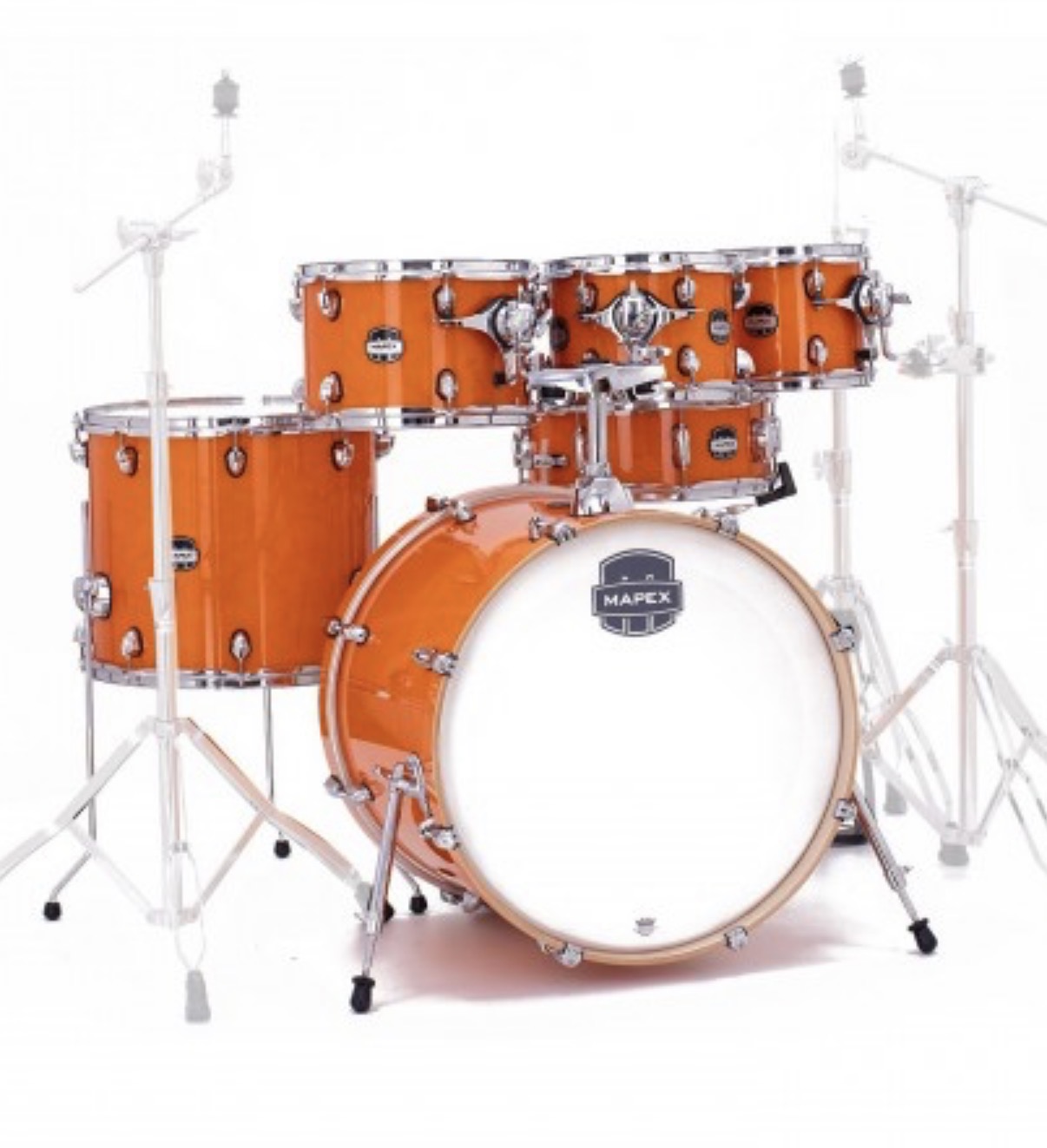 Mapex mars maple 6 piece drum kit 