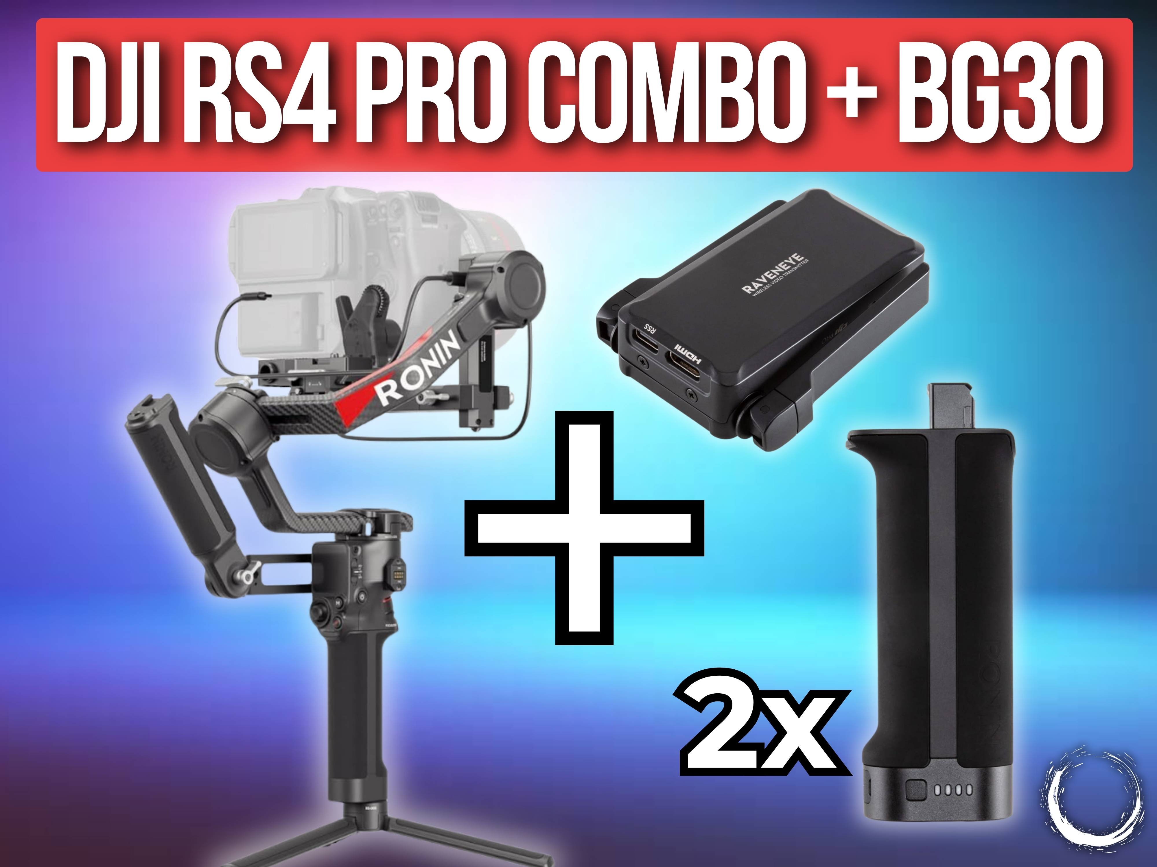 Dji rs4 pro combo + 2x bg30 battery grips