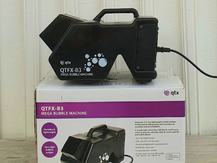 Såpbubbeaskin inkl bubbelvätska