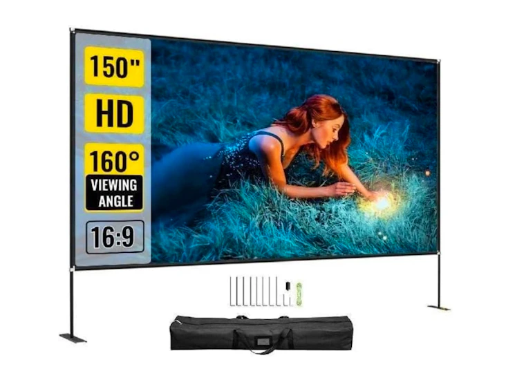 Projektorduk 150 tum 4k hd