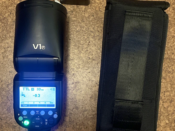 Godox v1 ttl flash for fuji