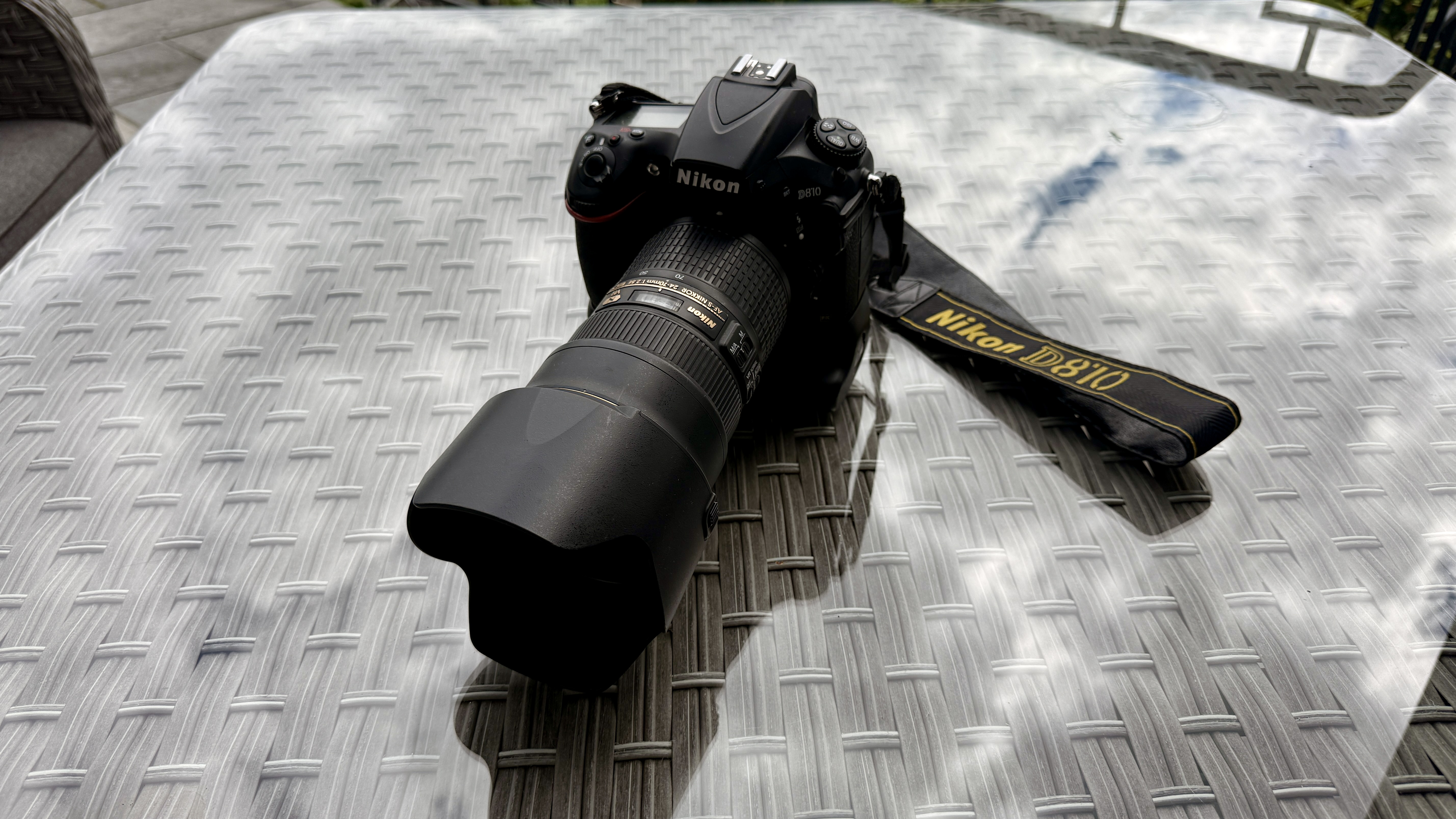 Nikon d810 med 24-70mm f/2.8 objektiv
