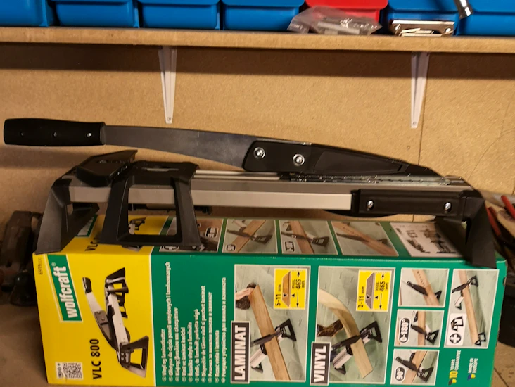 Wolfcraft vlc800 vinyl och laminatsskärare