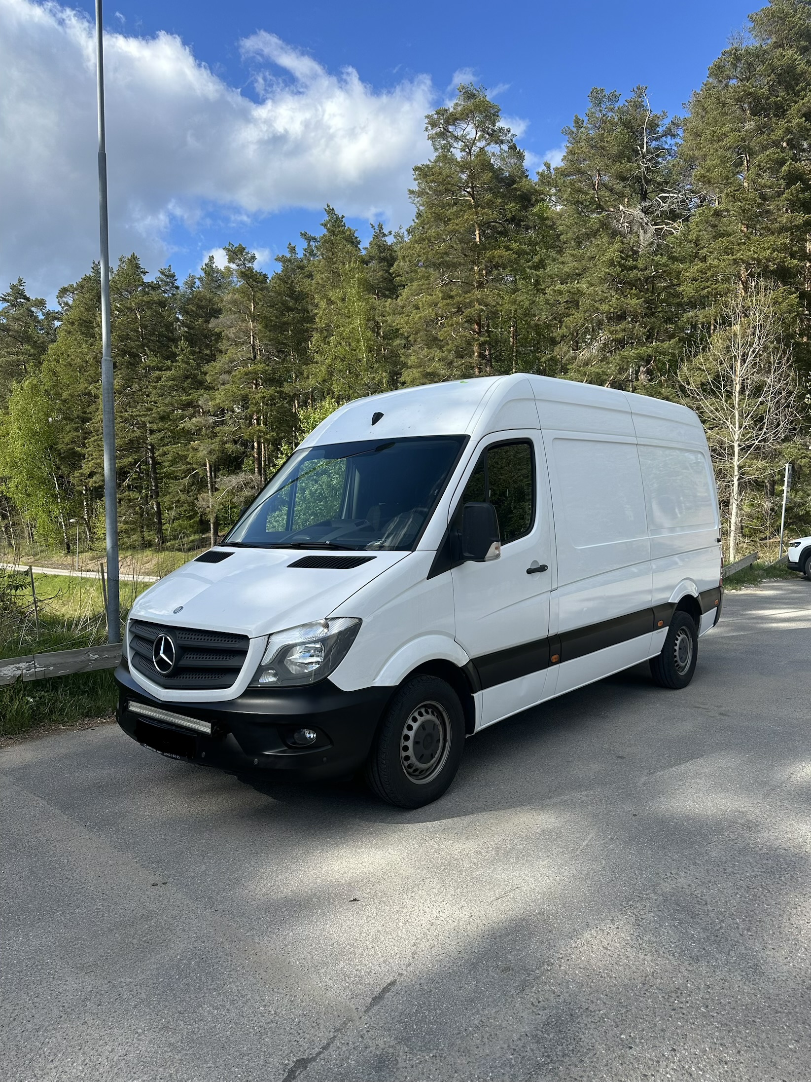 Mercedes sprinter lätt lastbil 12 m3 