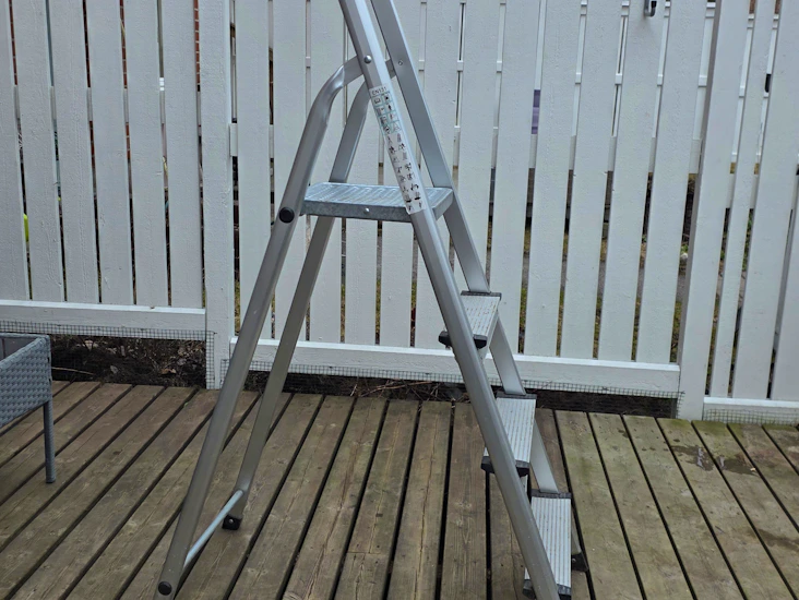 Alumiinitikkaat 4-askelmaa