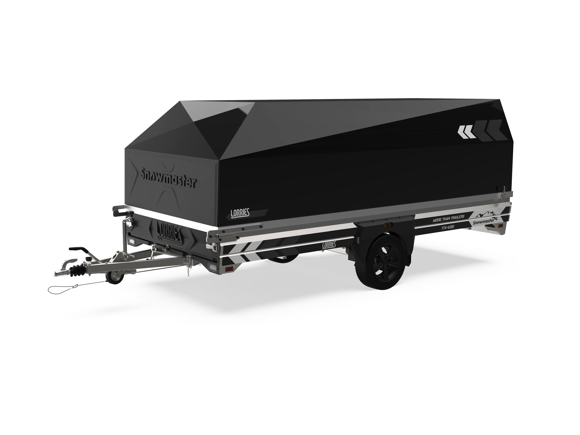 Nytt lorries snowmaster 435 inline - kåpsläp