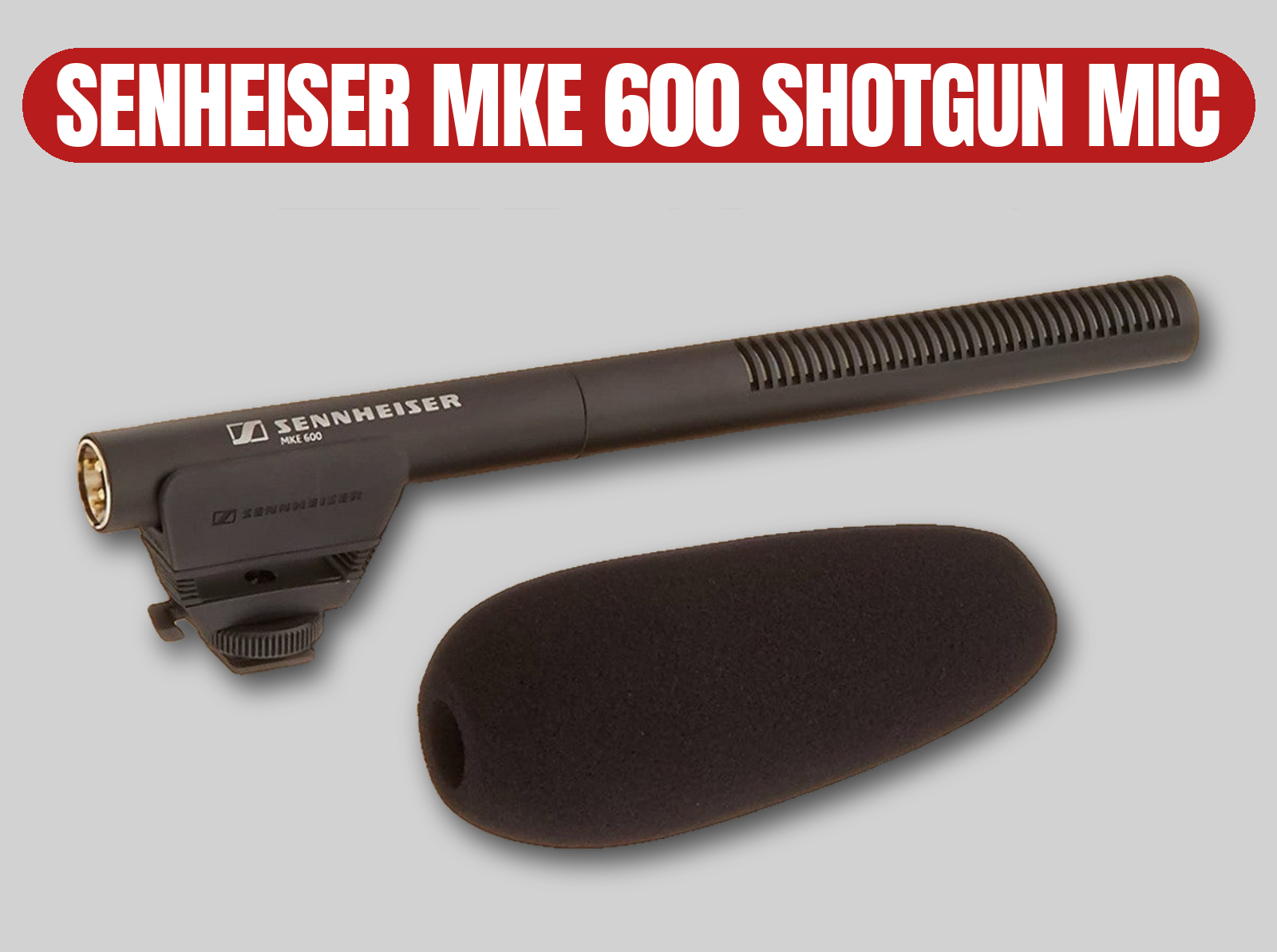 Sennheiser mke 600 shotgun microphone | professional audio / rode ntg mic alternative