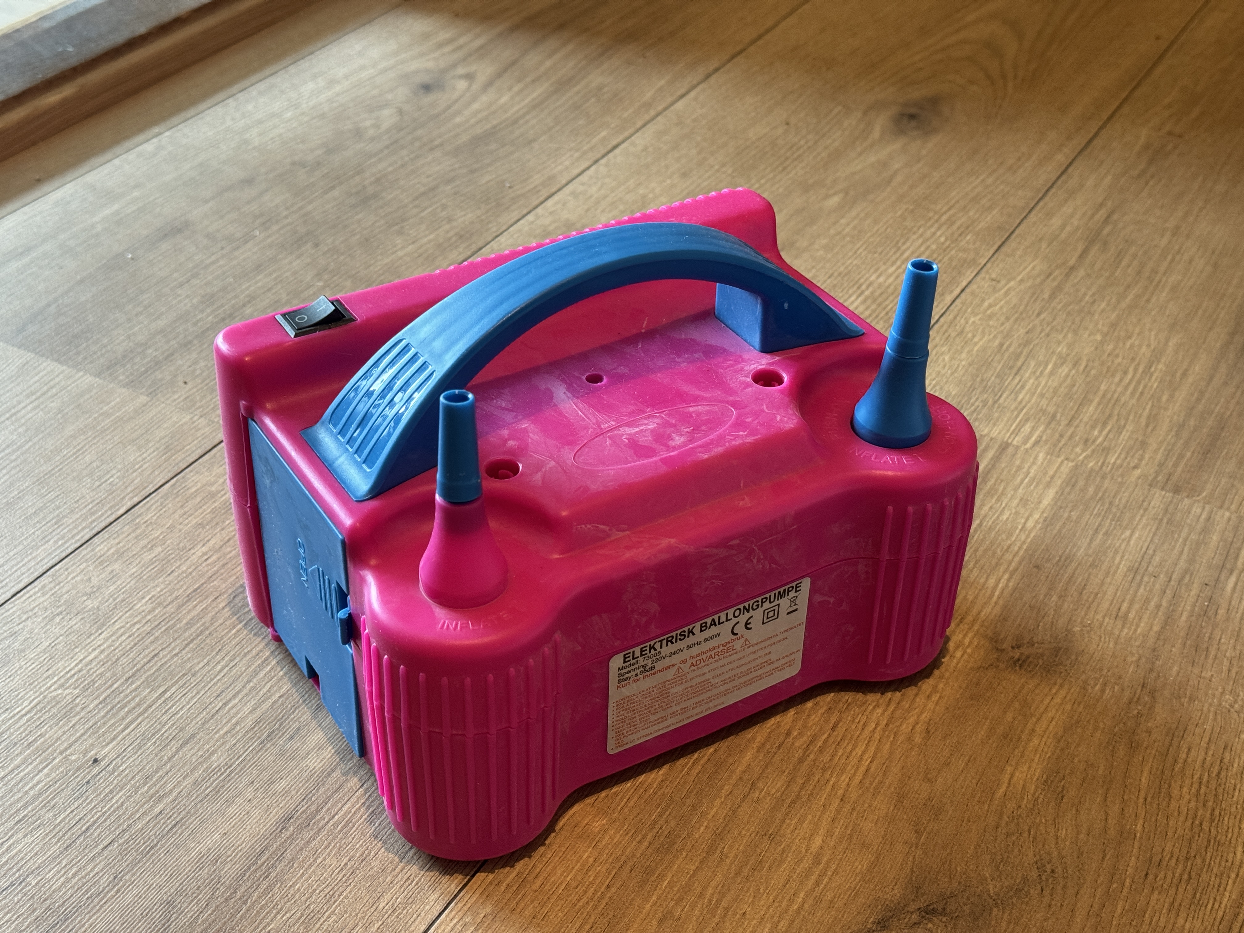 Elektrisk ballongpumpe