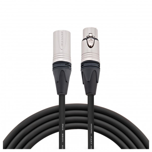 Neutrik pro xlr cable (5m, black) | same day hire available 