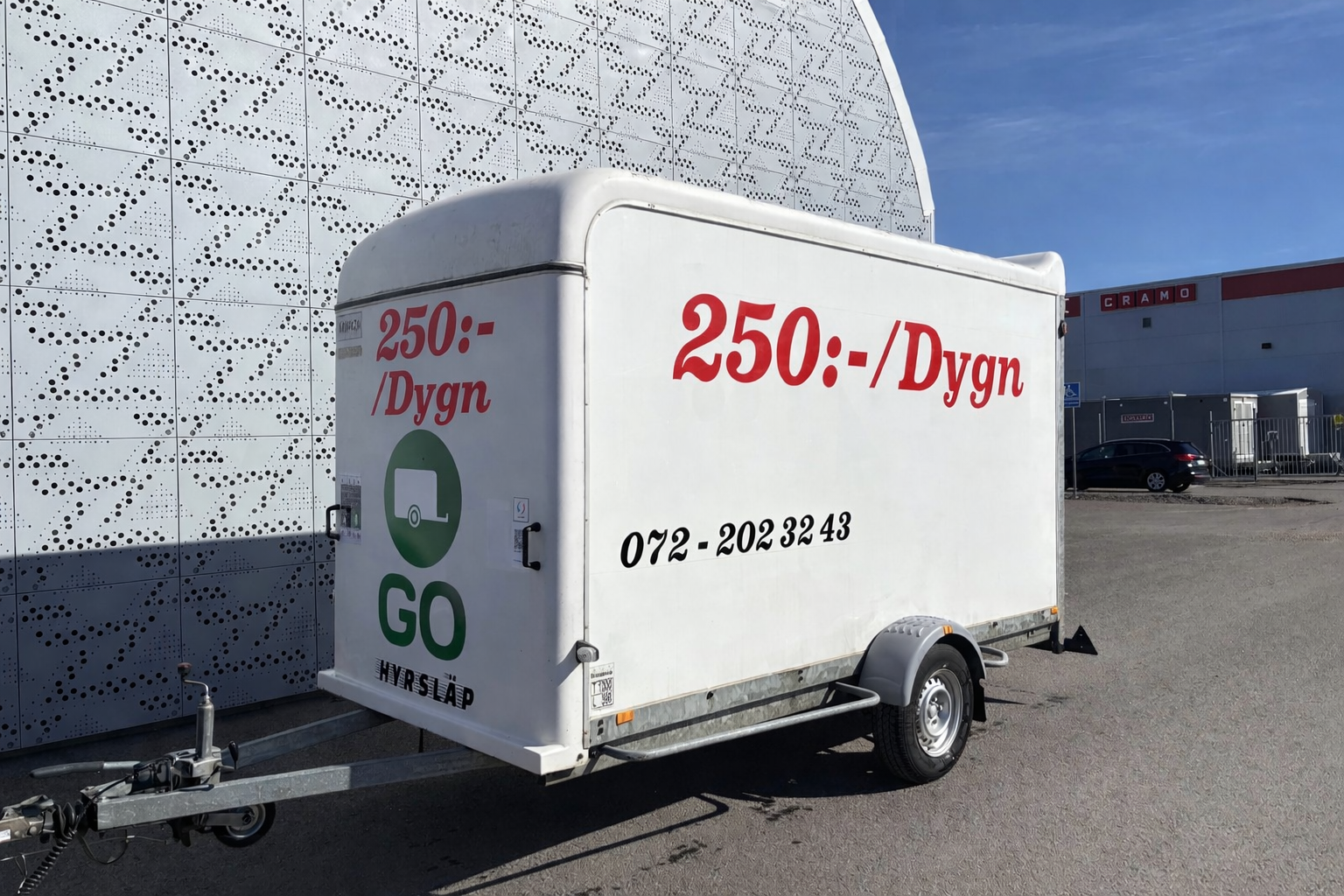 Skåpsläp 11kbm (stor)