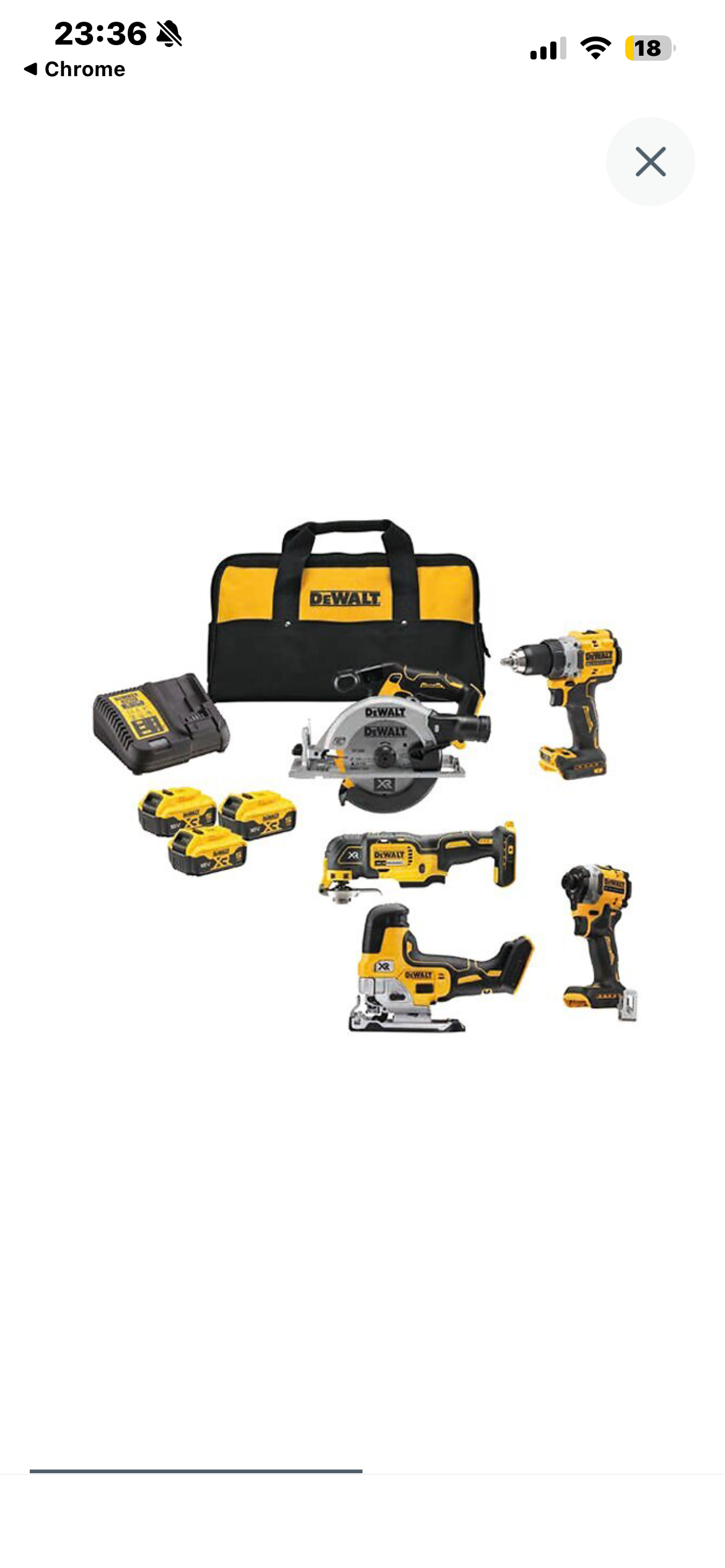 Dewalt verktøysett 