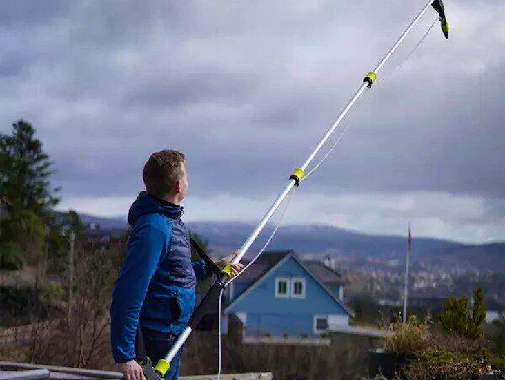 Ava teleskoplanse for høytrykkspyler