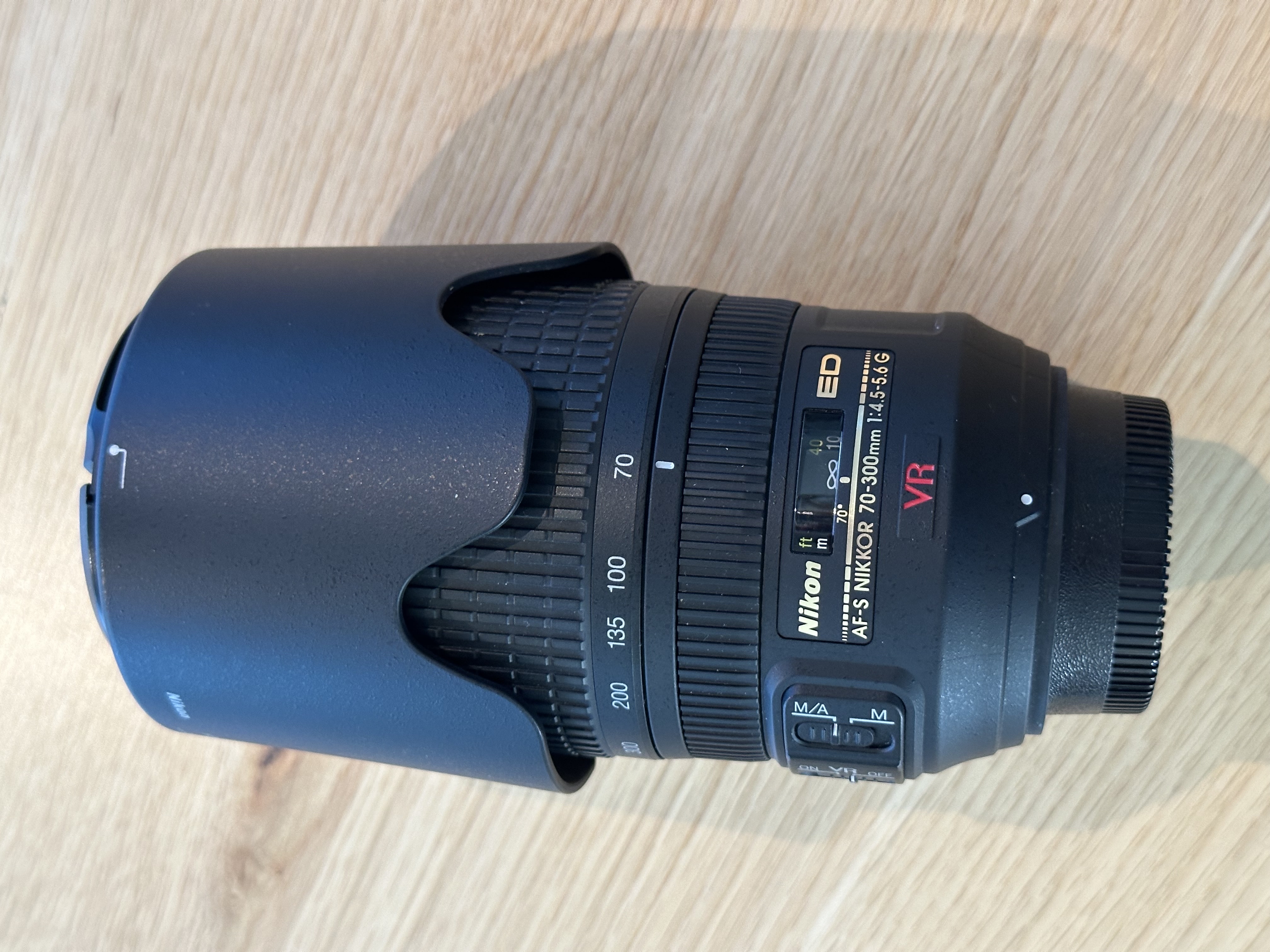 Nikon 70-300mm, 1:4,5-5,6g