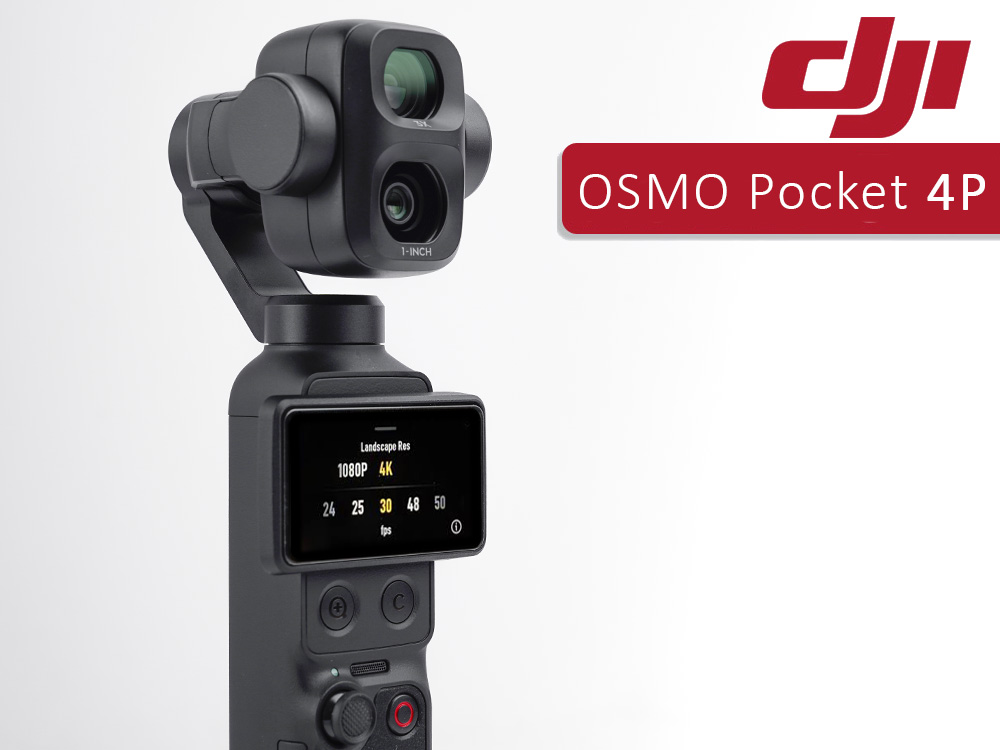 Dji osmo pocket 4p dual lens pocket camera gimbal 4k 240fps