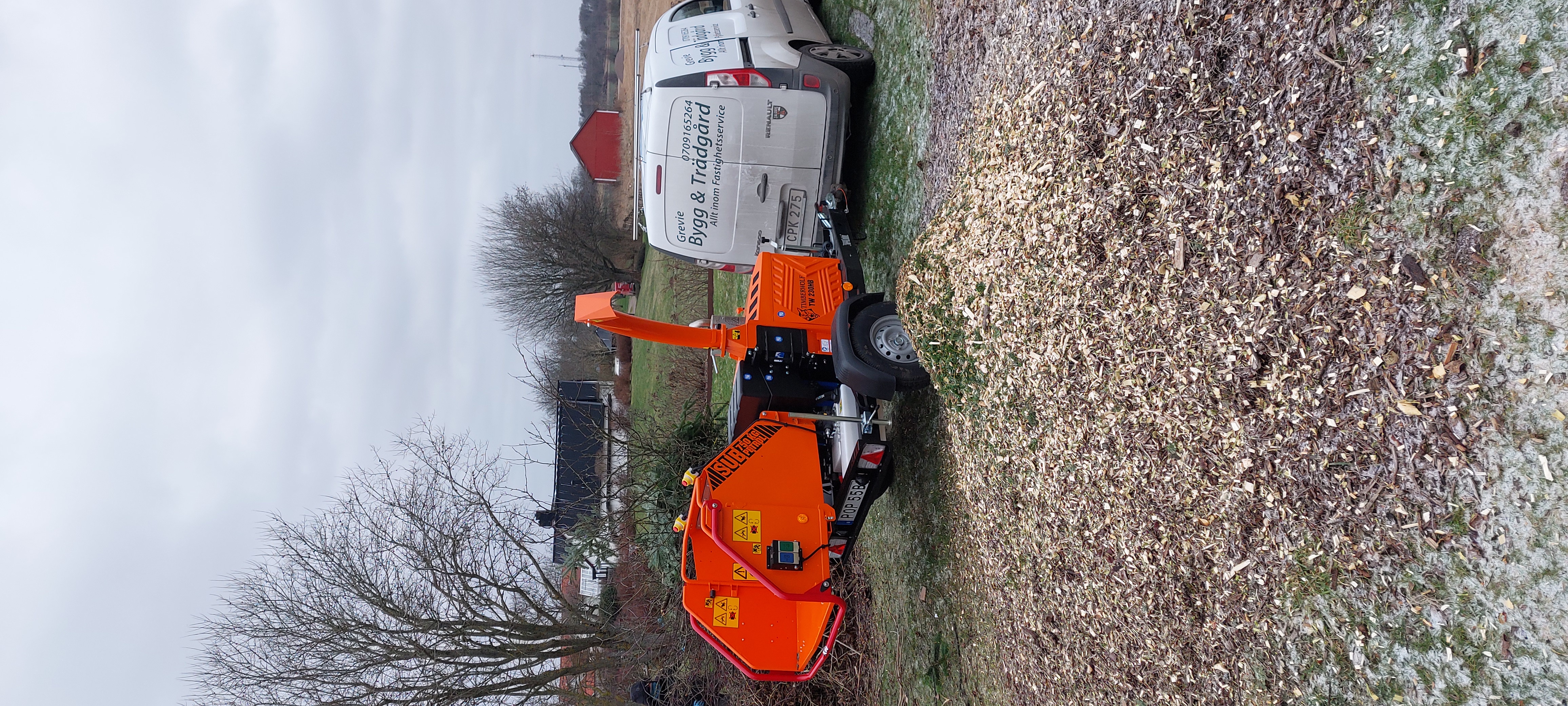 Flismaskin timberwolf 