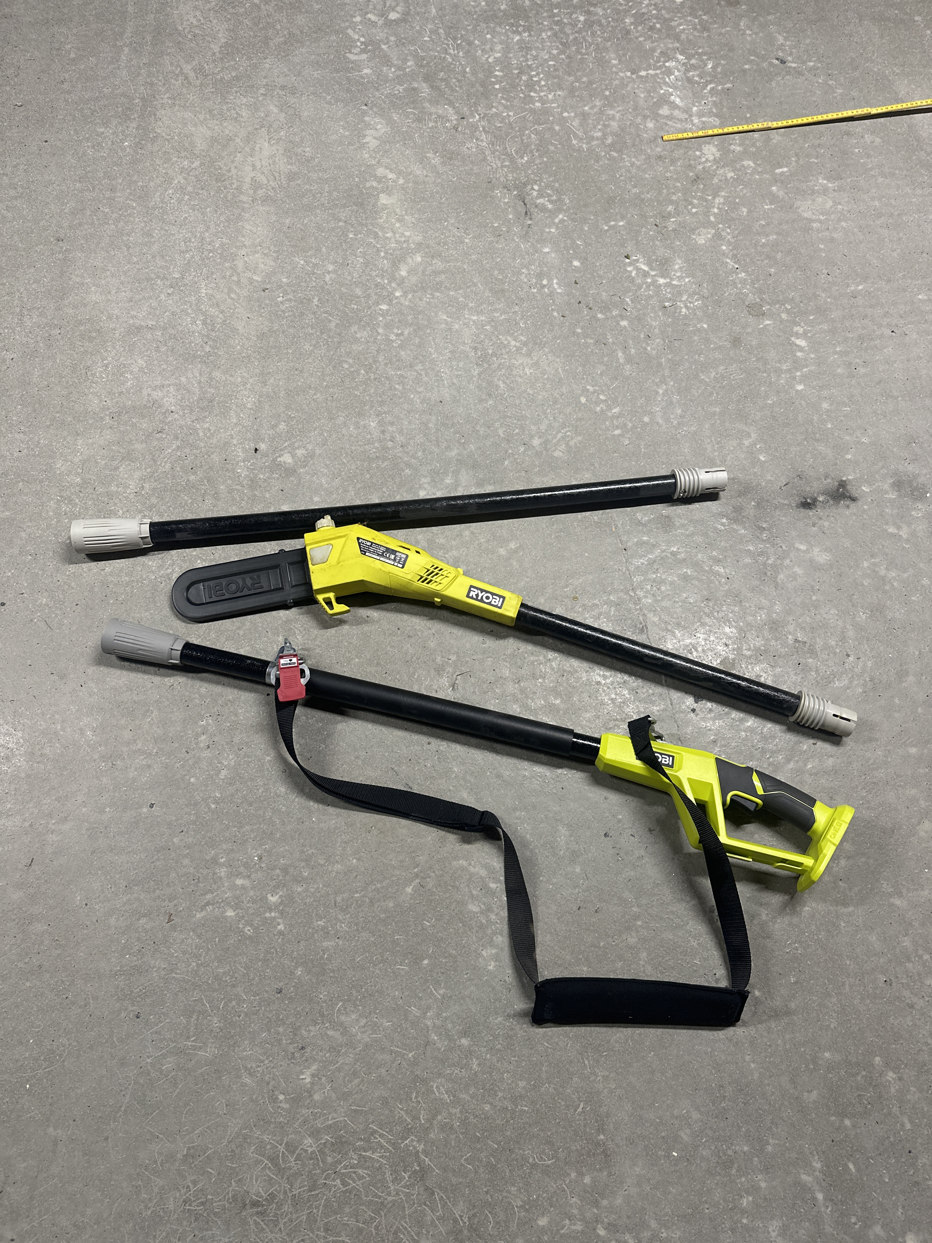 Ryobi teleskopisk grensag 18v