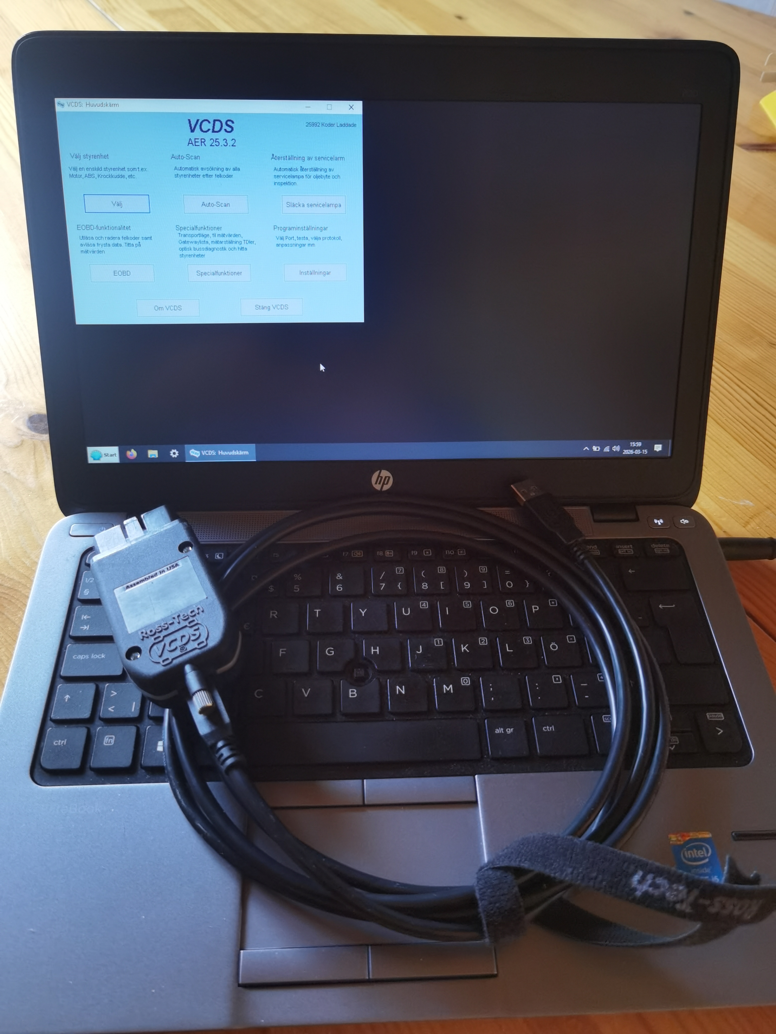 Äkta vcds / vag-com för vag, felkodsläsare