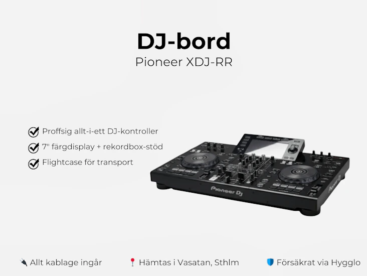 Dj-bord – pioneer xdj-rr (allt-i-ett dj-kontroller)