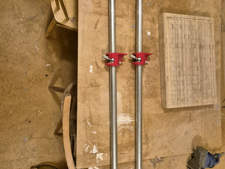 Skruvtvingar,limknektar (upp till 870mm) 2st