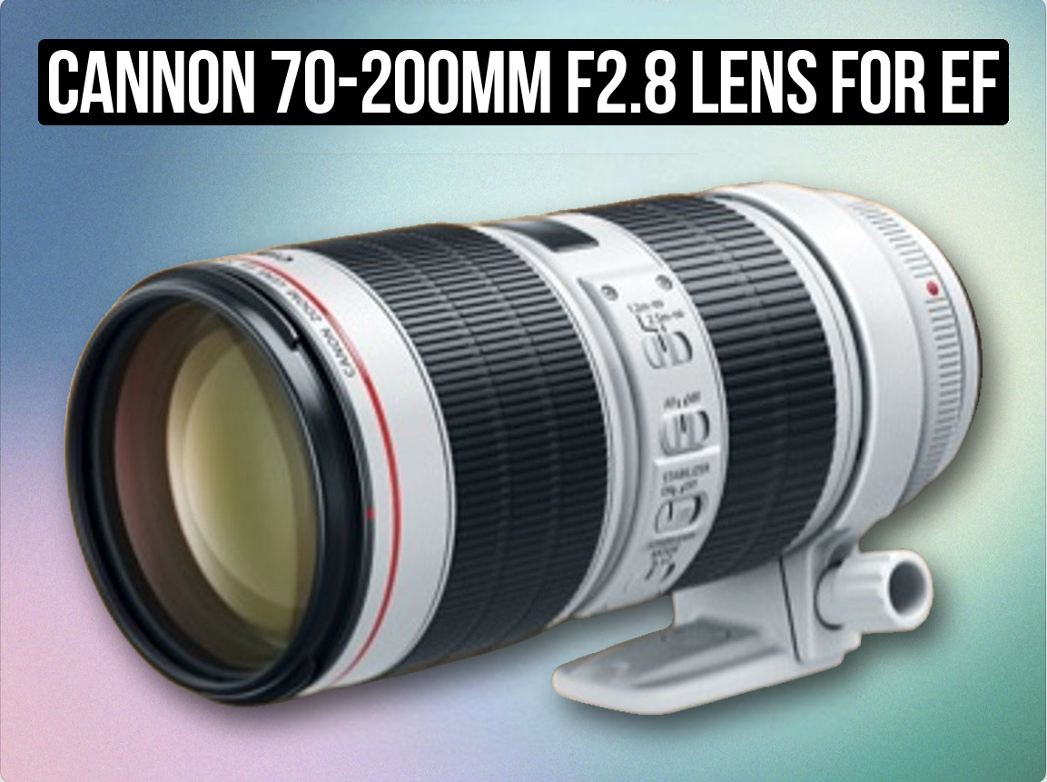 Cannon 70-200mm f2.8 lens for ef and rf mount 
