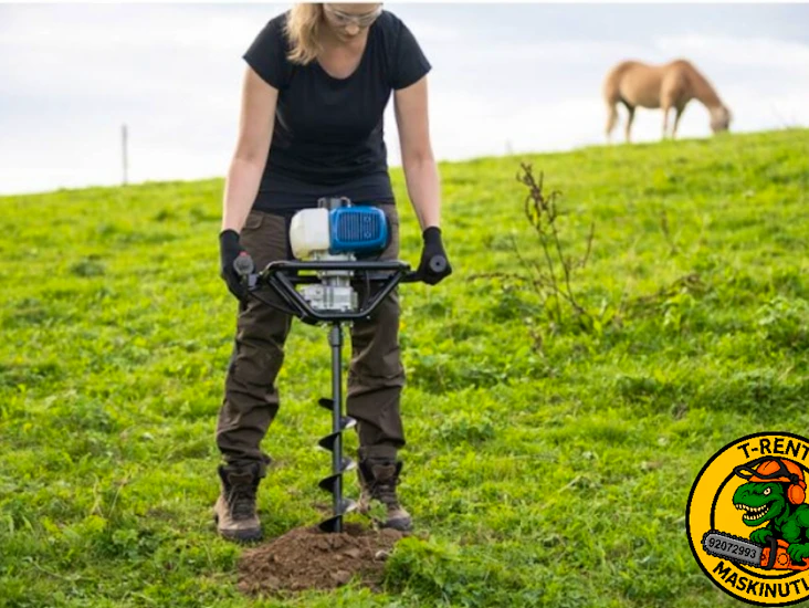 Bensindrevet jordbor