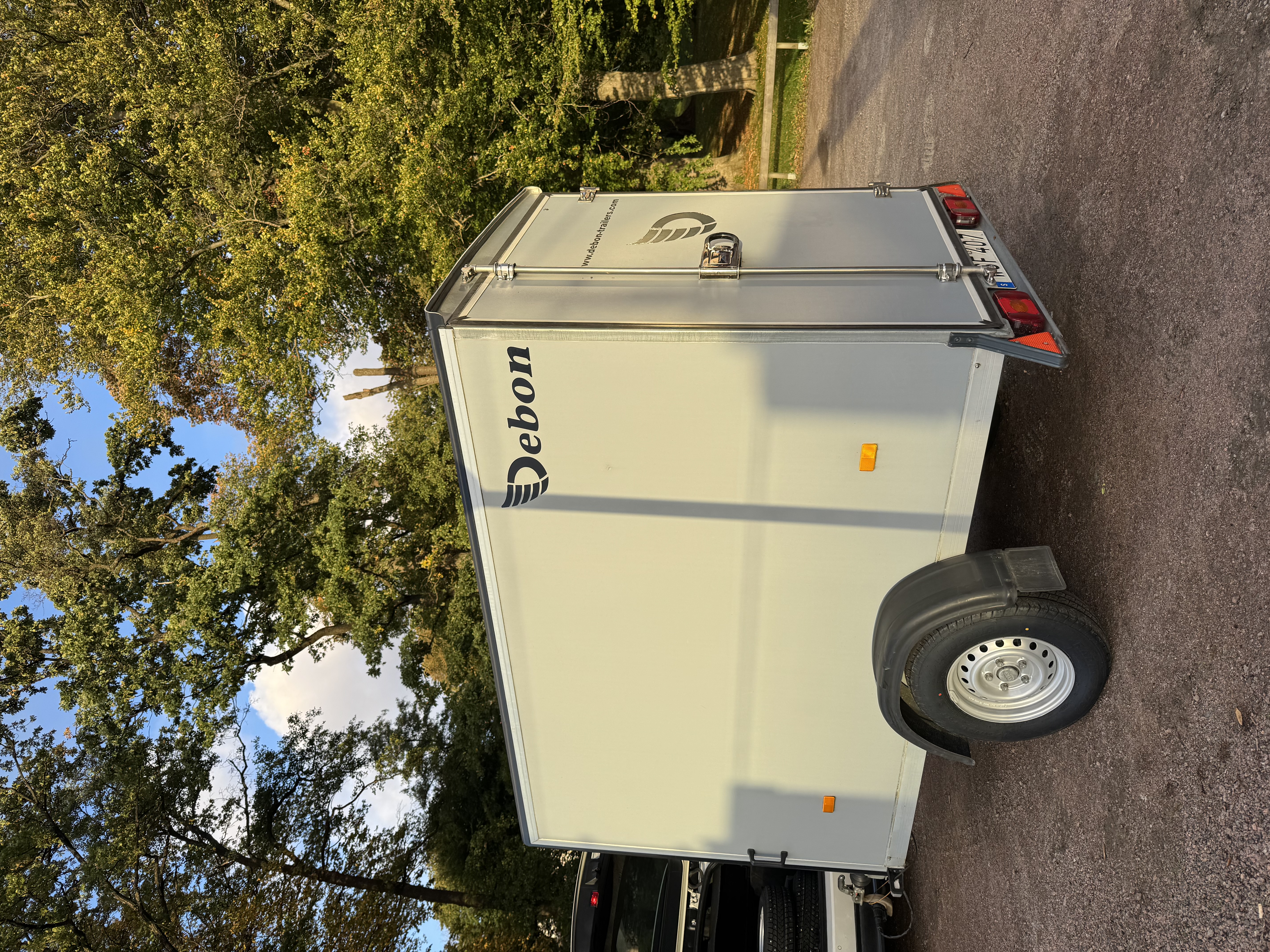 Släp för uppkörning be/b96. debon 1300 kg 
