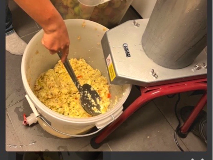 Elektrisk fruktknuser/fruktkvern