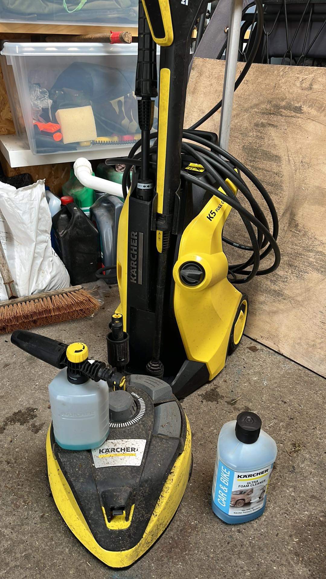 Karcher k5 høytrykkspyler m/ terrassevasker