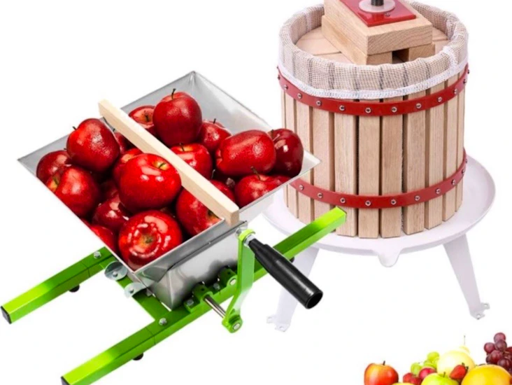 Fruktpress och -kvarn