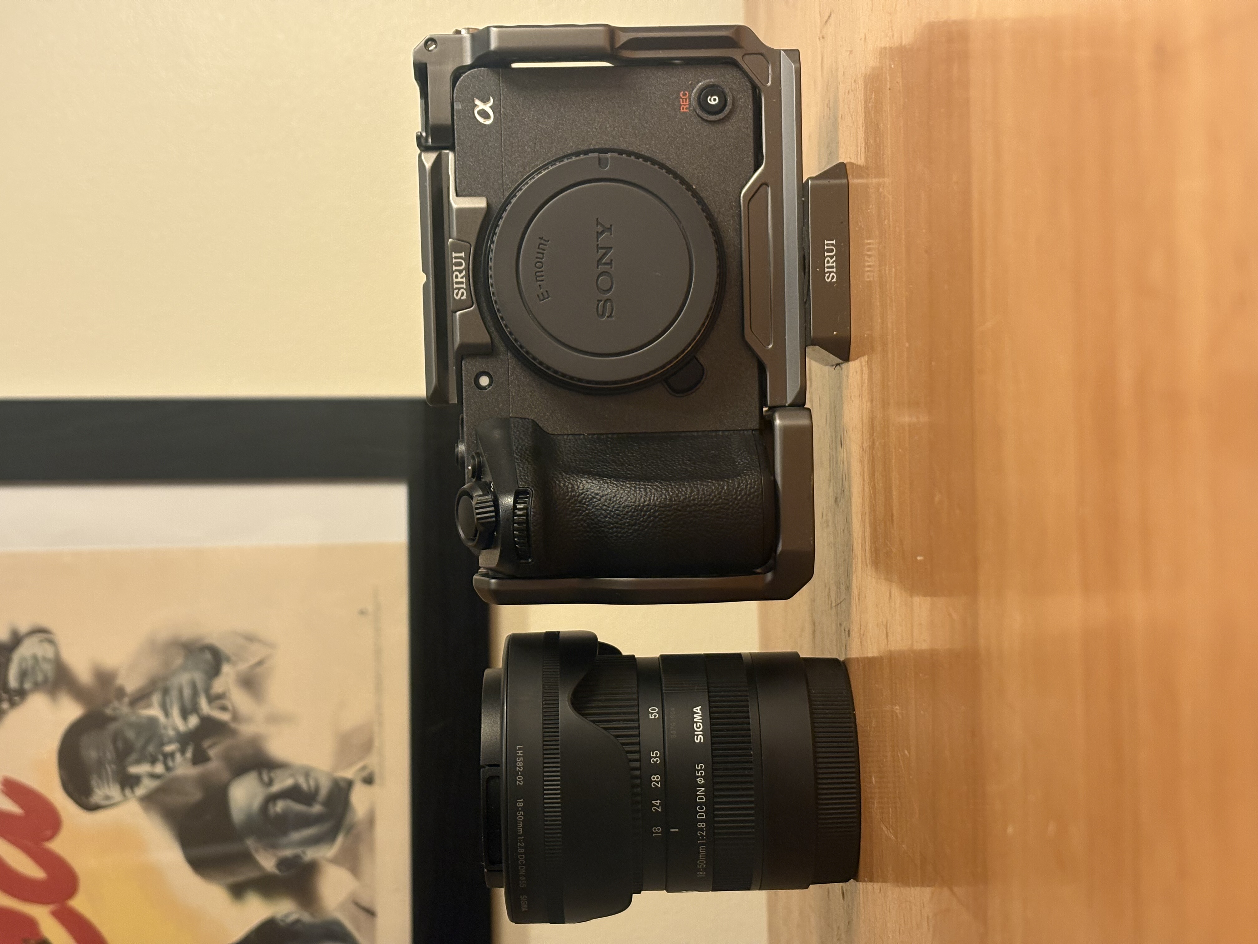 Sony fx30 and sigma 18-50mm f/2.8