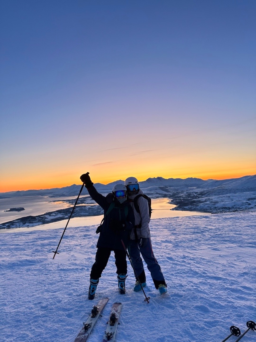 Toppturpakke til dame (black crows)