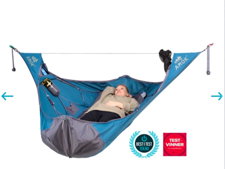 Amok draumr 5.0 hengekøye - en drøm å sove i!