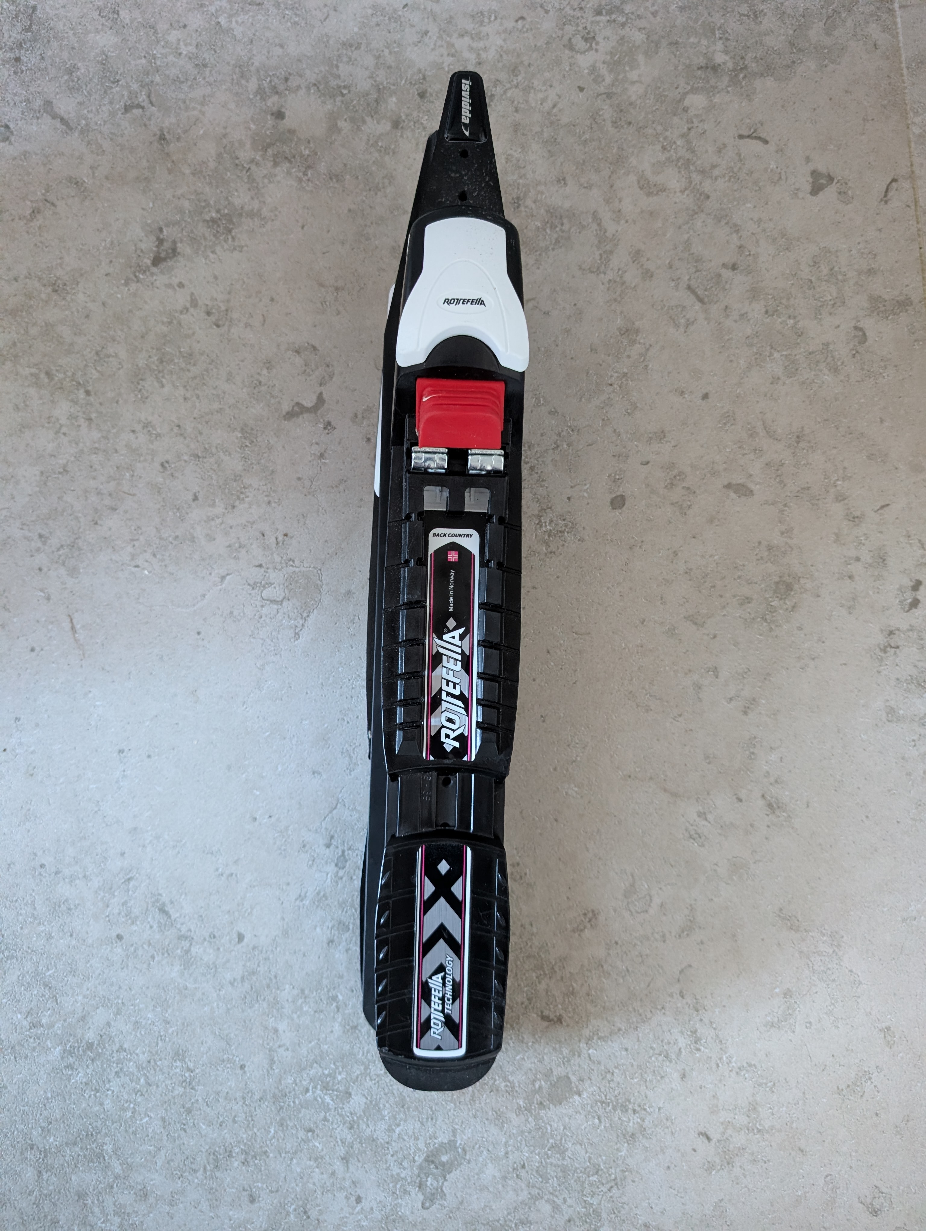 Långfärdsskridskor, rottefella