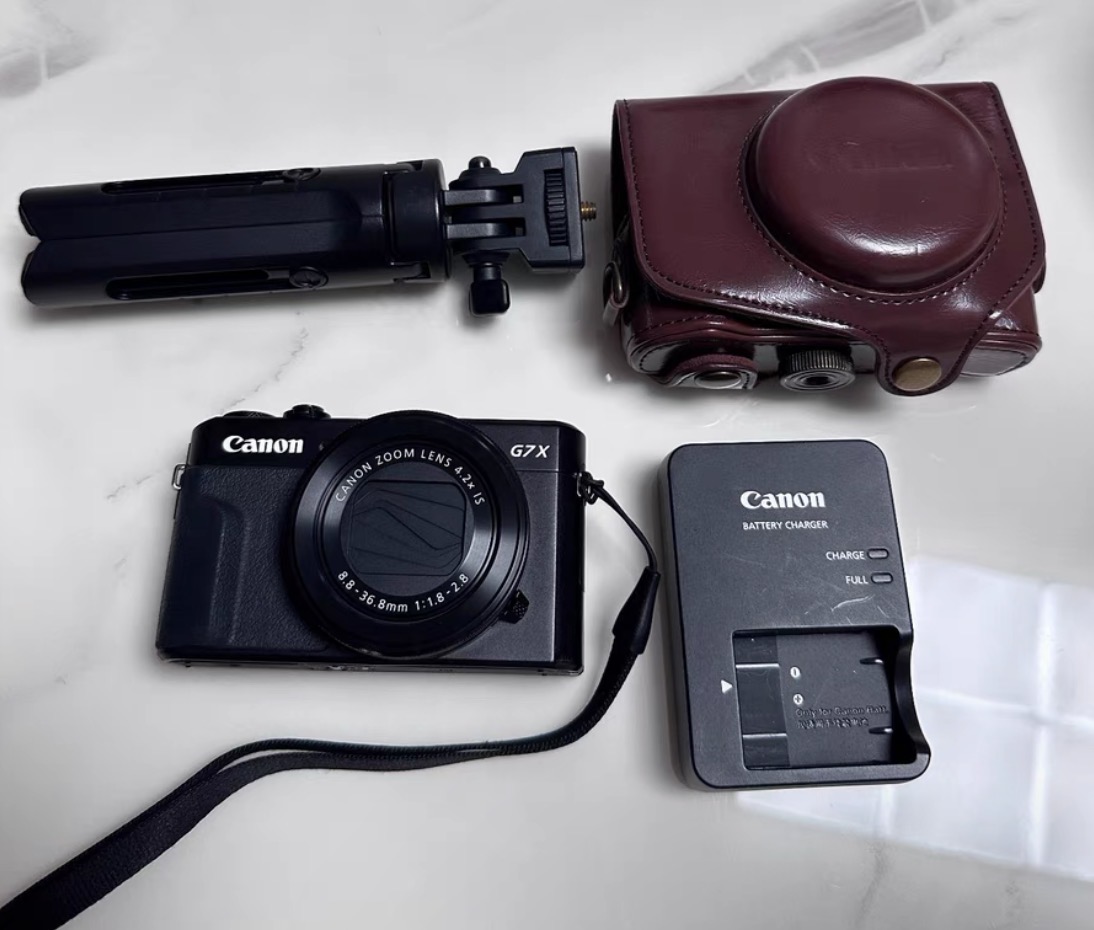 Canon powershot g7x mark ii with flash