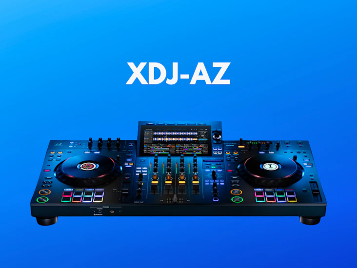 Pioneer dj alpha theta xdj-az 4 channel professional all in one dj controller system, gb