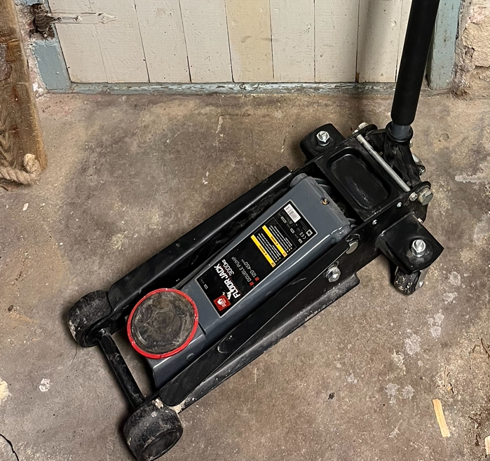 Domkraft 3 ton + 2st pallbock