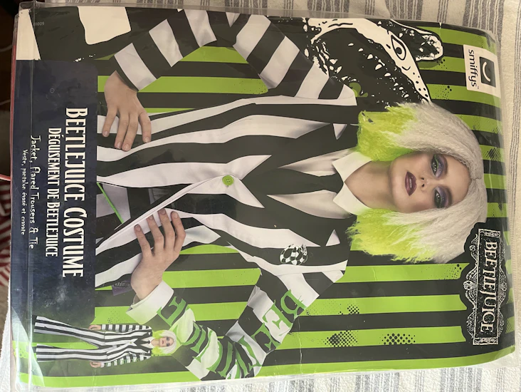 Beetlejuice kostym dam, m