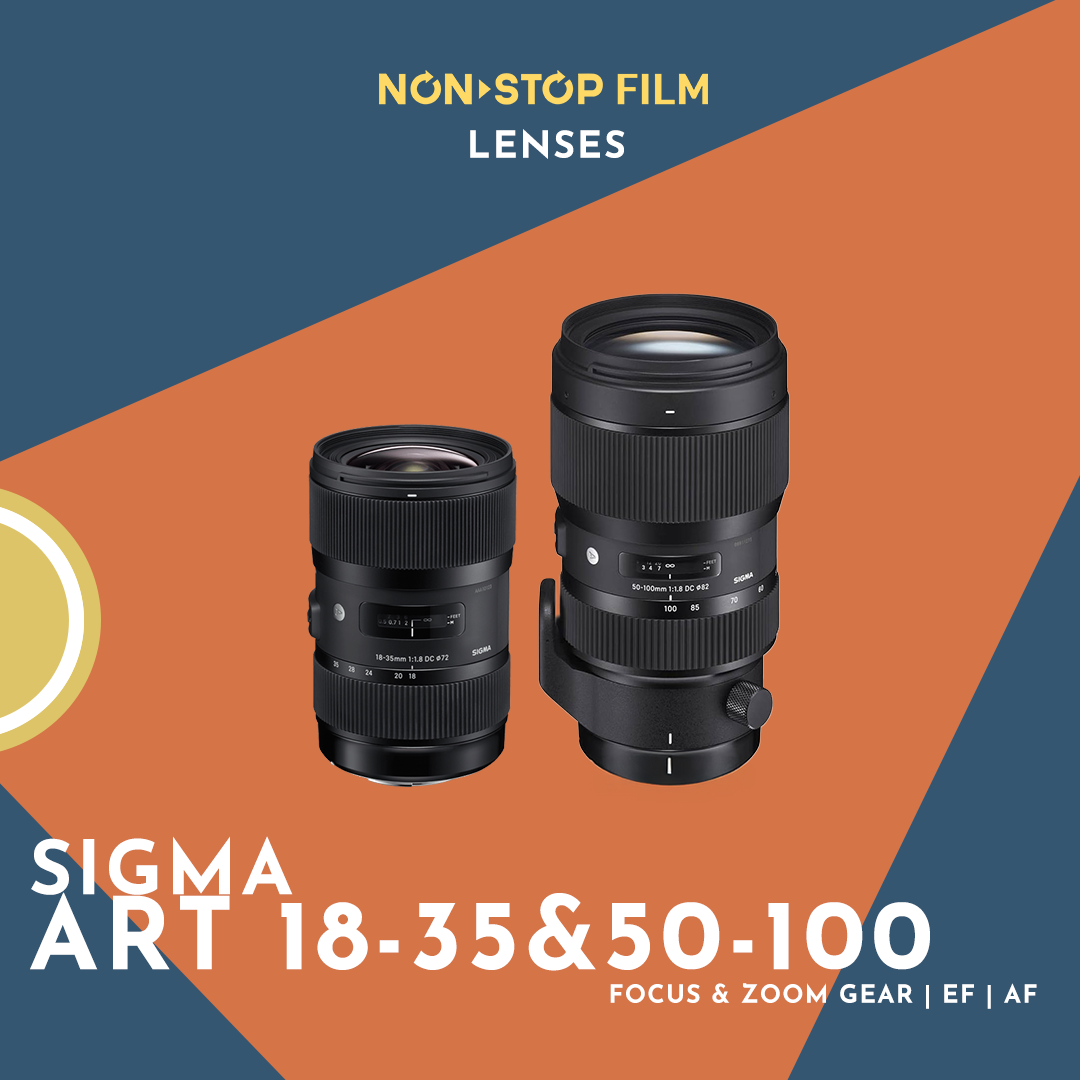 Sigma art 18-35 ＆ 50-100 f1.8 lens package (ef mount)