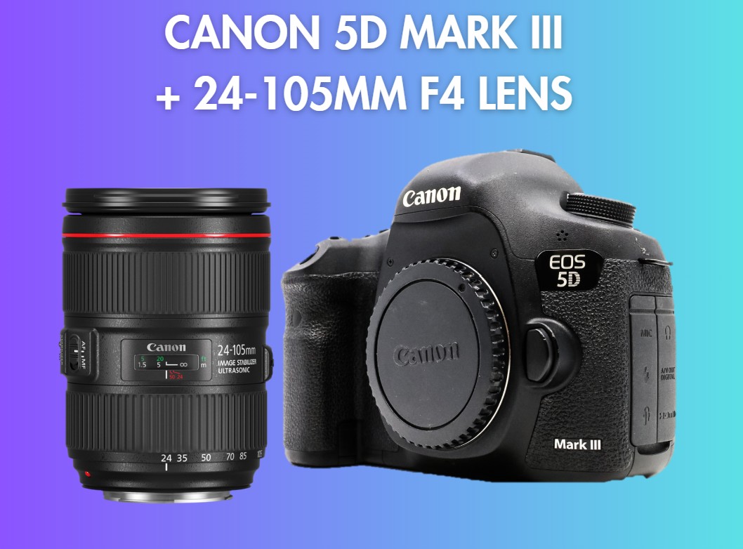 Canon 5d mark iii + 24-105mm f4 lens