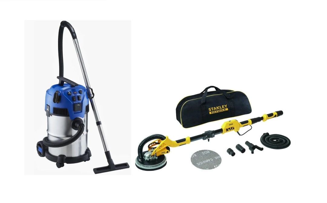 Veggsliper + grovstøvsuger pakke