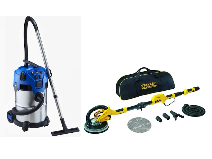 Veggsliper + grovstøvsuger pakke