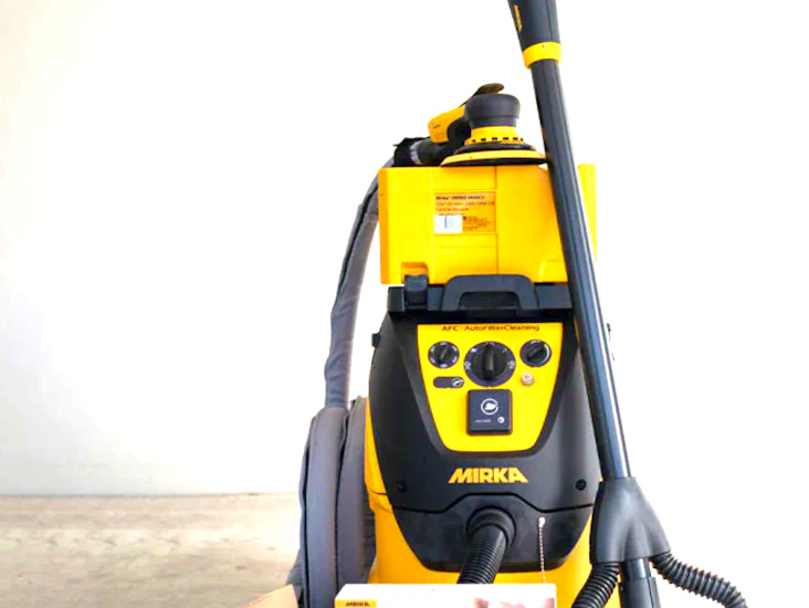 Mirka leros 2 ink. damsugare och handslip.