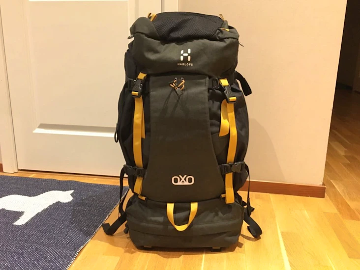Vandringsryggsäck, haglöfs oxo 65 l