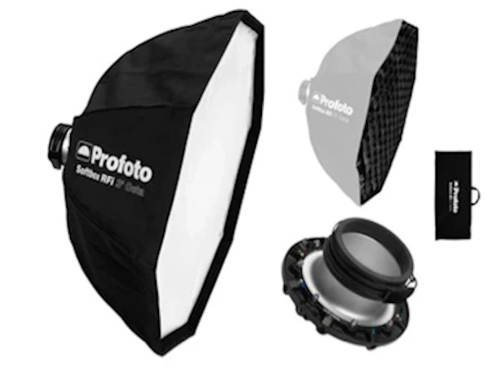 Profoto rfi softbox 5’ octa + honeycomb grid + speedring