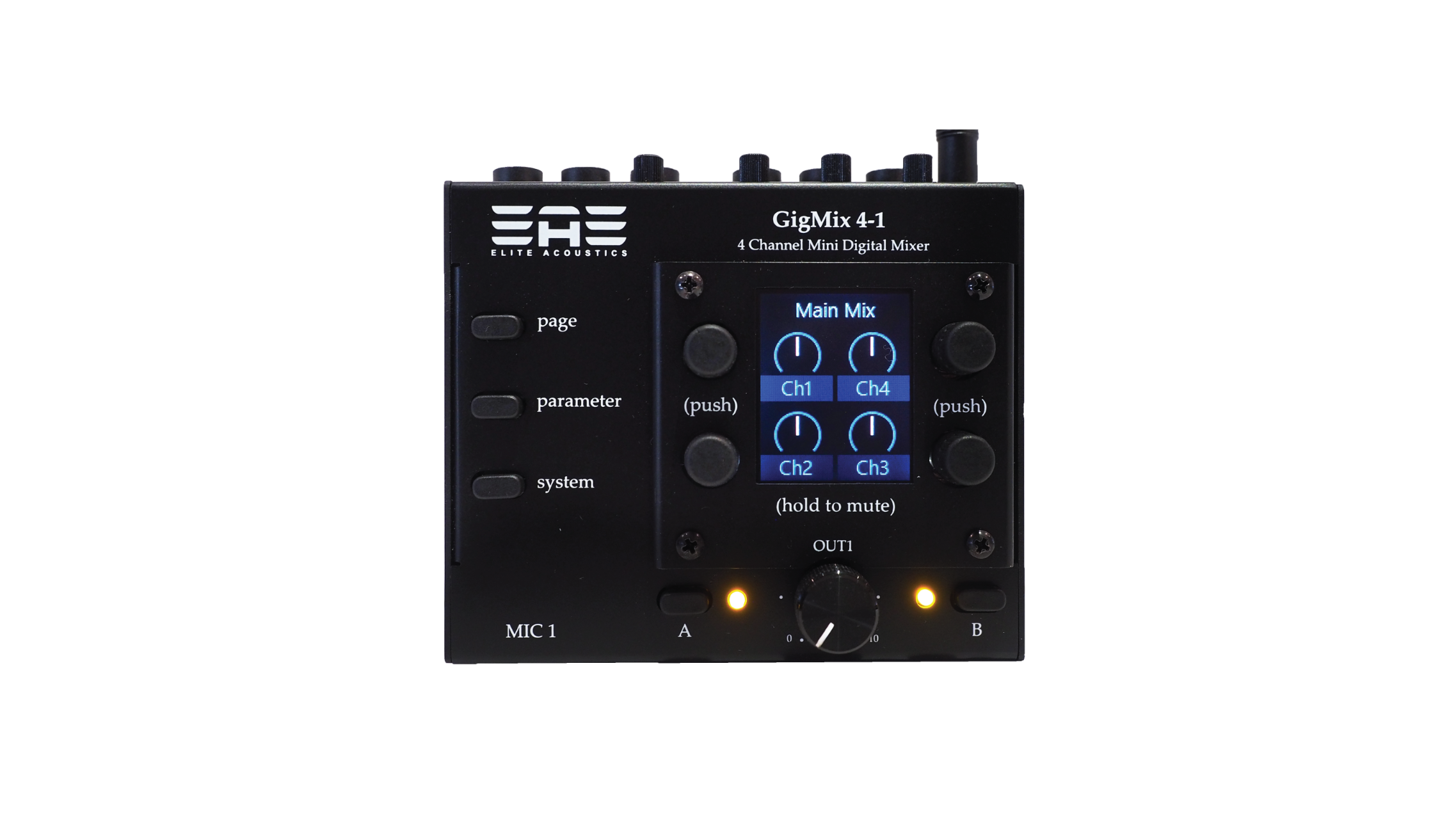 Elite acoustics gigmix 4-1 -digitaalimikseri