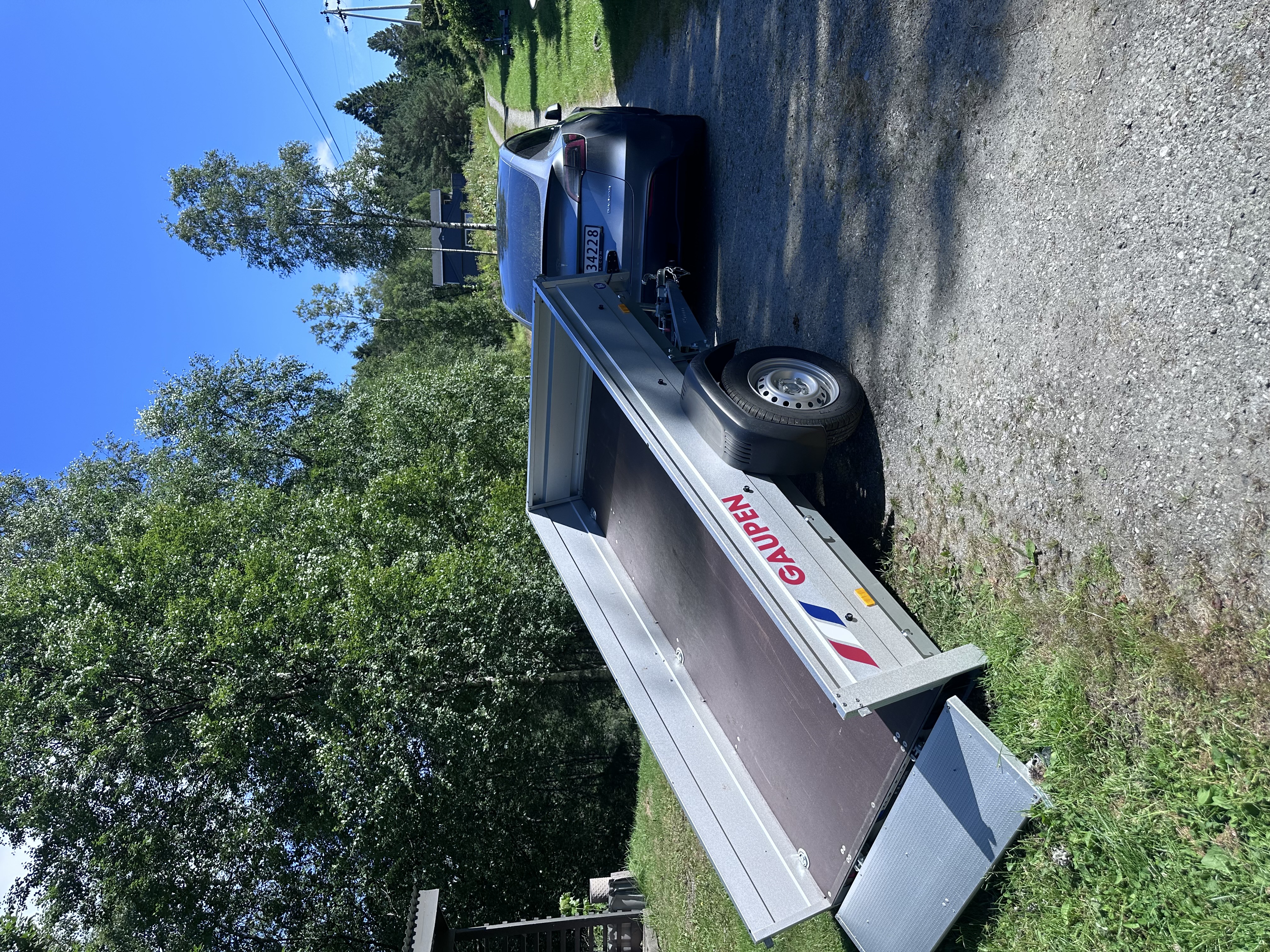 Gaupen m/tilt 750kg 250x144cm, klasse b!