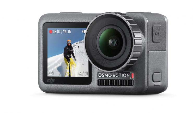 Dji osmo action 4k camera ac001 + vamson adjustable head strap mount | gopro &